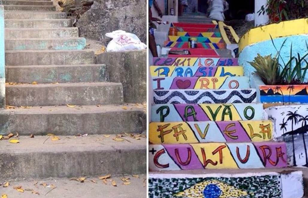 Volunteer in Brazil - Painted Bete's Steps Volunteer in Brazil - Painted Bete's Steps