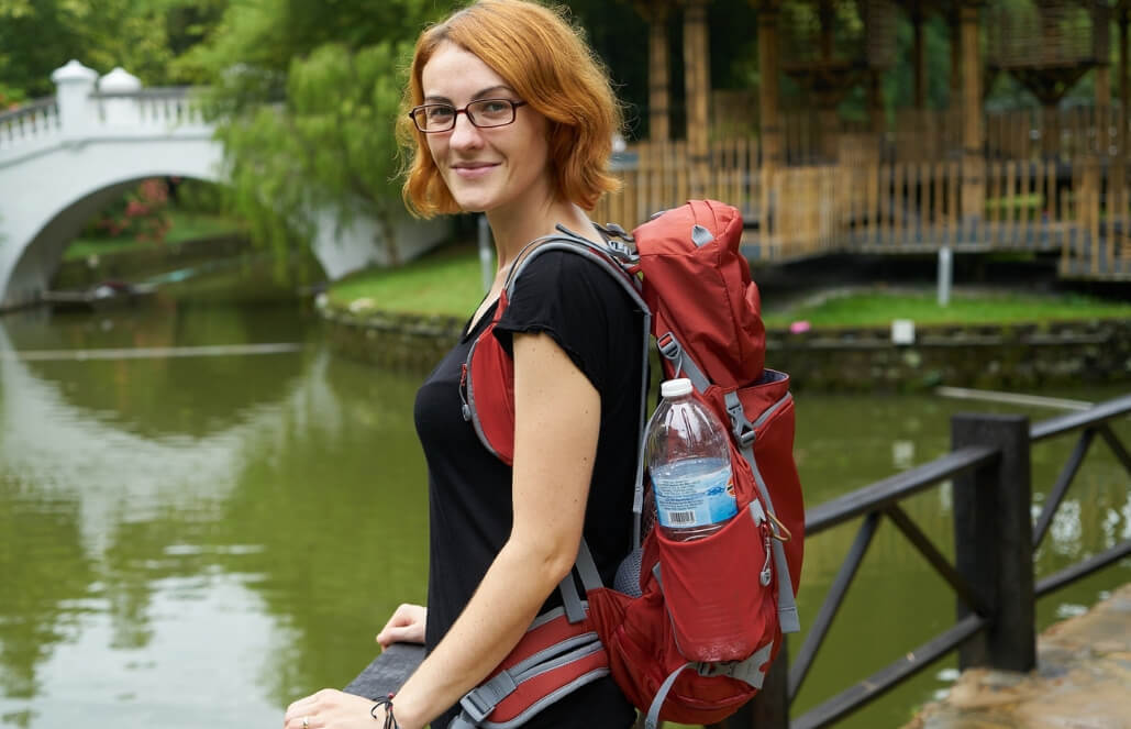 Use your Backpack to Carry Groceries and Goodies!