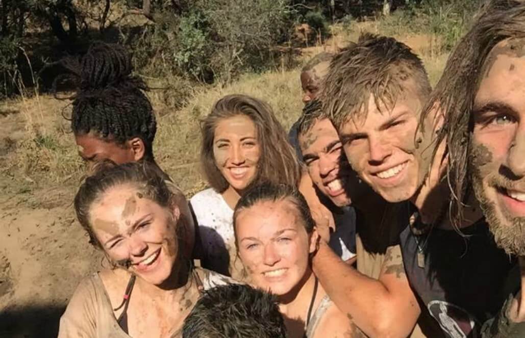 Volunteer in South Africa - Mud Flight After Building