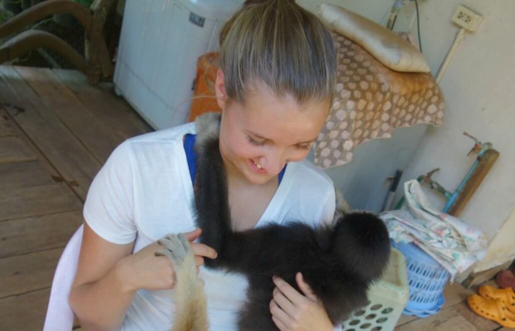Volunteer in Thailand - Gibbons Julie And Jar Jar Volunteer in Thailand - Gibbons Julie And Jar Jar