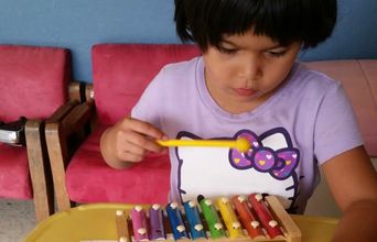 Maria Practicing The Song Her Friend Wrote For Her